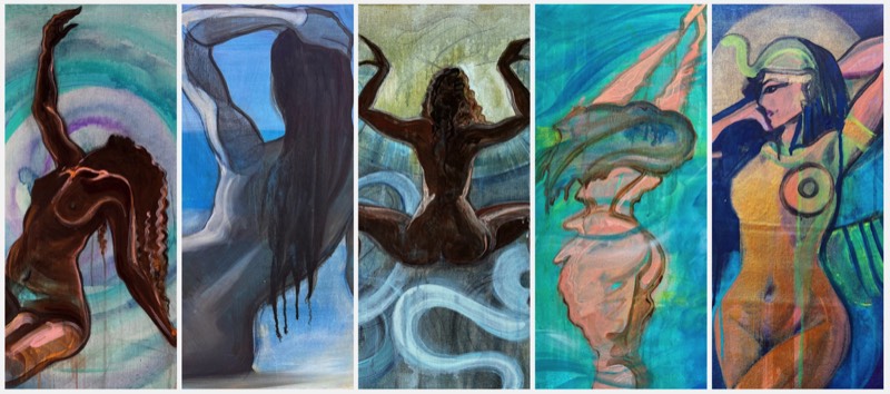 siren paintings by emma landolt